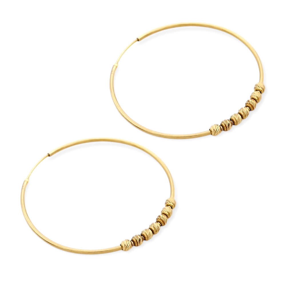 تصویر گوشواره حلقه ای البرنادو کد 16051 